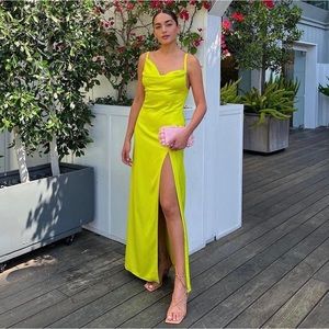CAMILA COELHO Reyna Maxi Dress - Lime Green